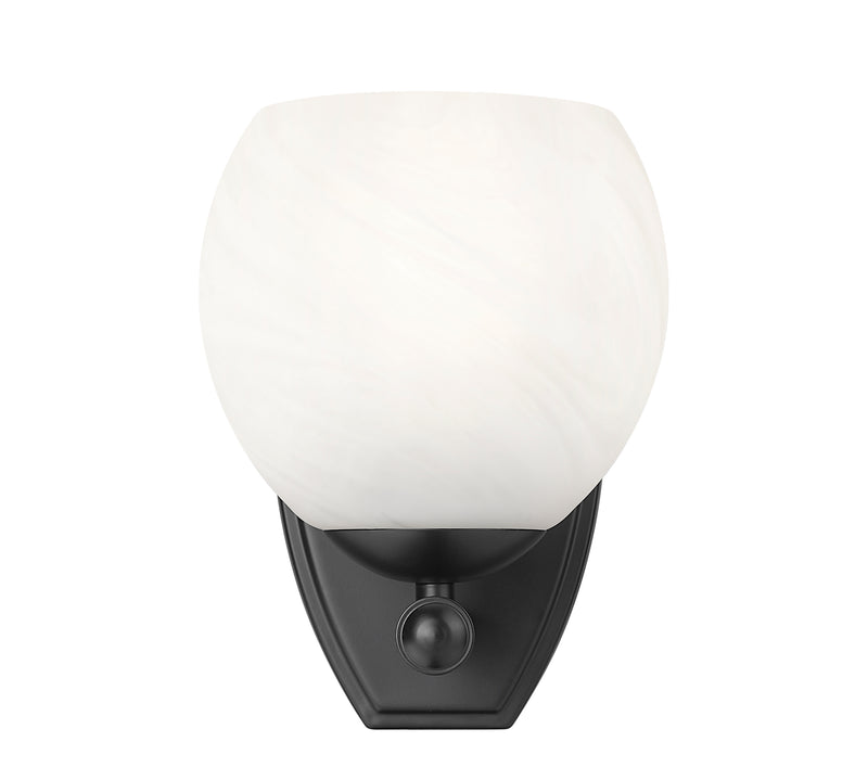 Colette 1 Light 6" Wall Sconce in Matte Black