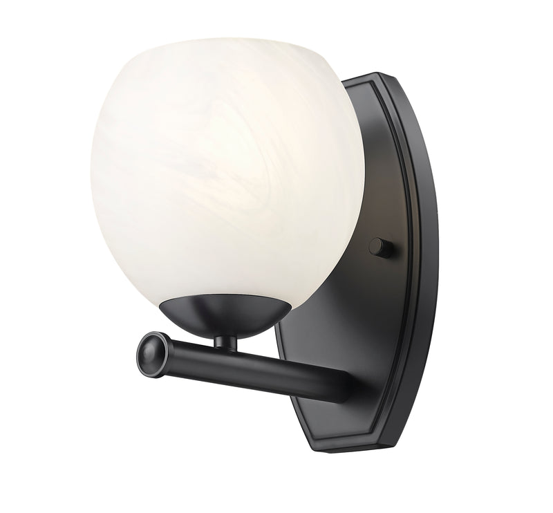 Colette 1 Light 6" Wall Sconce in Matte Black