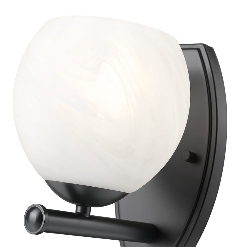 Colette 1 Light 6" Wall Sconce in Matte Black