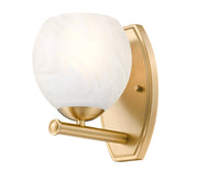 Colette 1 Light 6" Wall Sconce in Modern Gold