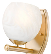 Colette 1 Light 6" Wall Sconce in Modern Gold
