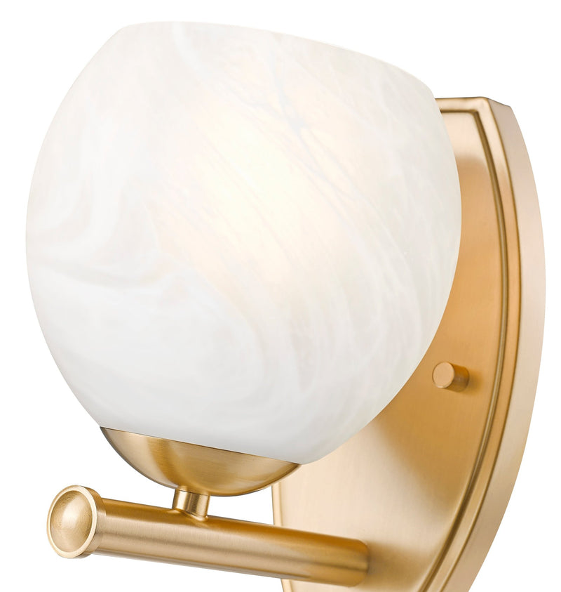 Colette 1 Light 6" Wall Sconce in Modern Gold