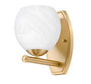 Colette 1 Light 6" Wall Sconce in Modern Gold