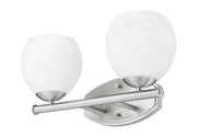 Colette 2 Light 16" Vanity in Brushed Nickel