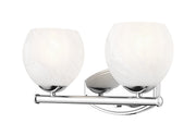 Colette 2 Light 16" Vanity in Chrome