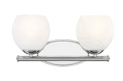 Colette 2 Light 16" Vanity in Chrome