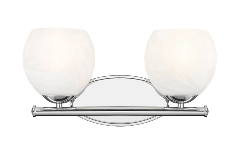 Colette 2 Light 16" Vanity in Chrome