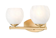 Colette 2 Light 16" Vanity in Modern Gold