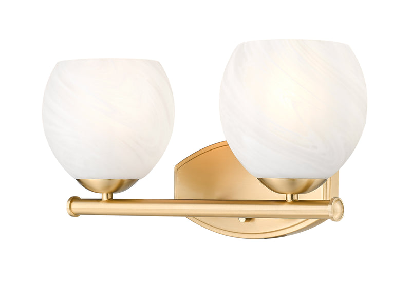Colette 2 Light 16" Vanity in Modern Gold