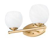 Colette 2 Light 16" Vanity in Modern Gold