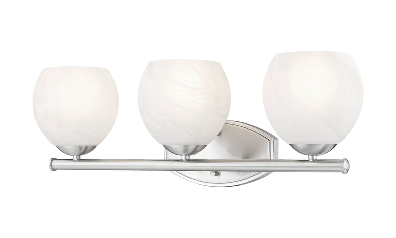 Colette 3 Light 24" Vanity in Brushed Nickel