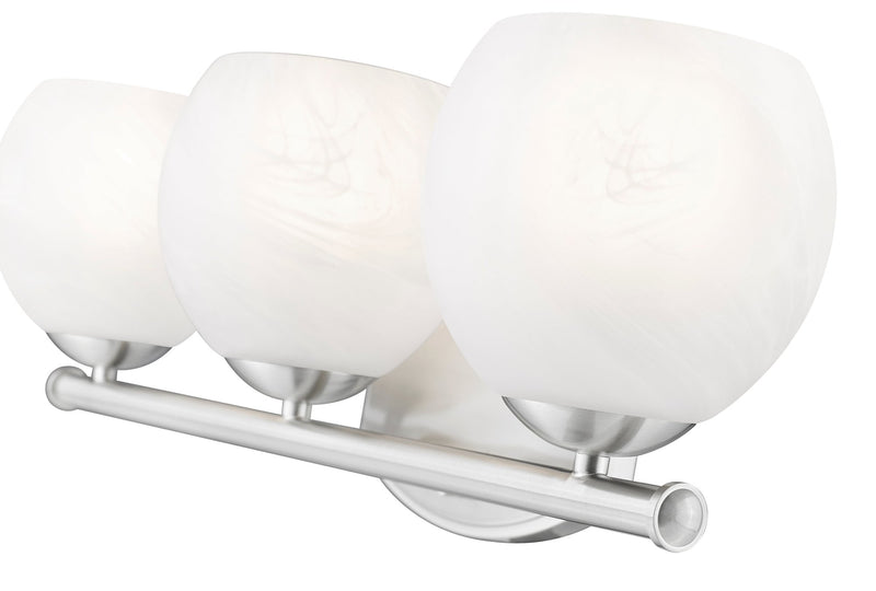 Colette 3 Light 24" Vanity in Brushed Nickel