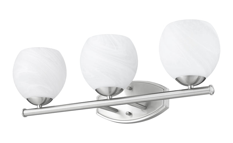 Colette 3 Light 24" Vanity in Brushed Nickel