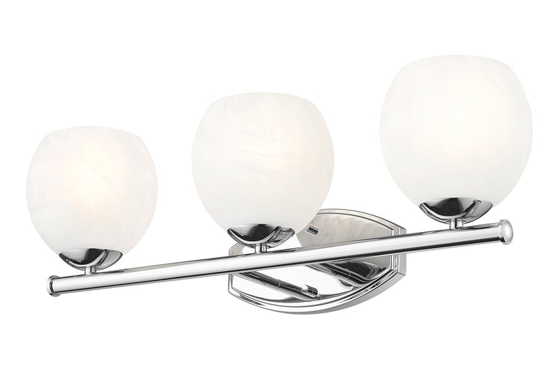 Colette 3 Light 24" Vanity in Chrome
