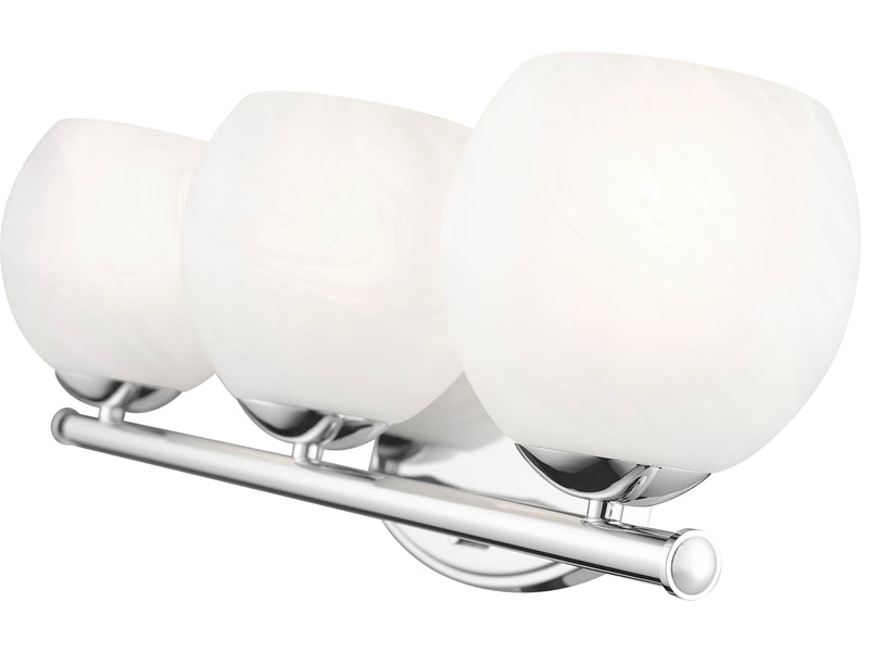 Colette 3 Light 24" Vanity in Chrome