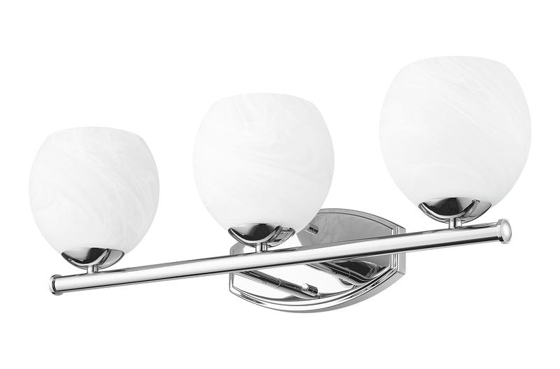 Colette 3 Light 24" Vanity in Chrome