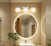 Colette 3 Light 24" Vanity in Chrome in a room setting