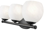 Colette 3 Light 24" Vanity in Matte Black