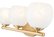Colette 3 Light 24" Vanity in Modern Gold
