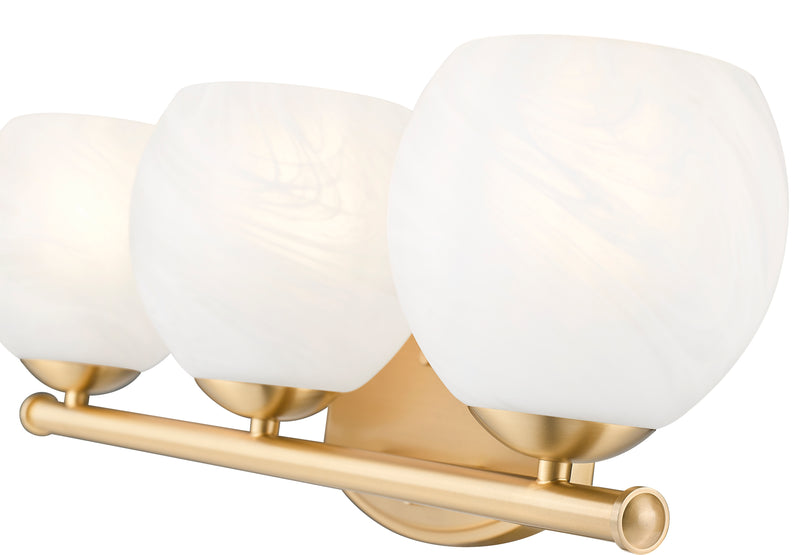 Colette 3 Light 24" Vanity in Modern Gold