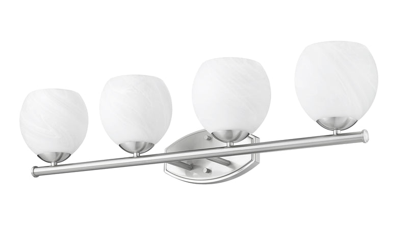 Colette 4 Light 32" Vanity in Brushed Nickel