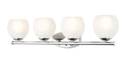 Colette 4 Light 32" Vanity in Chrome