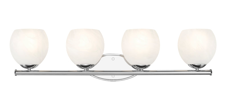 Colette 4 Light 32" Vanity in Chrome