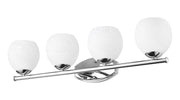 Colette 4 Light 32" Vanity in Chrome