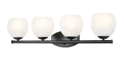 Colette 4 Light 32" Vanity in Matte Black