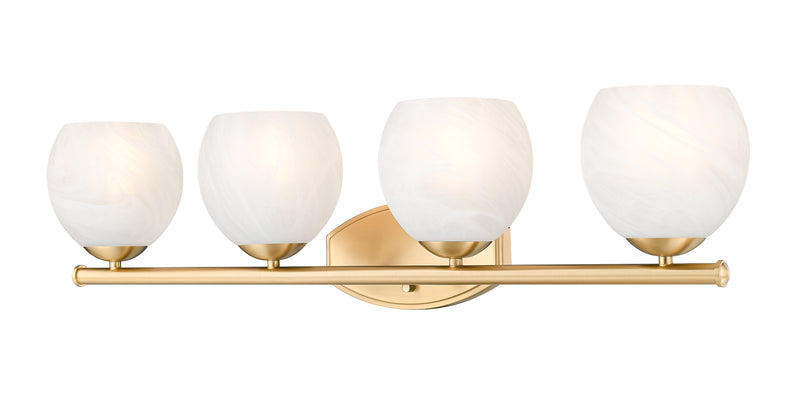 Colette 4 Light 32" Vanity in Modern Gold