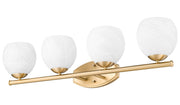 Colette 4 Light 32" Vanity in Modern Gold