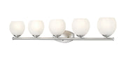 Colette 5 Light 42" Vanity in Brushed Nickel