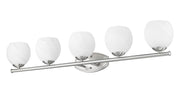Colette 5 Light 42" Vanity in Brushed Nickel