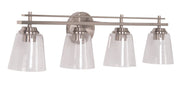 Drake 4 Light 31.5" Vanity in Brushed Polished Nickel
