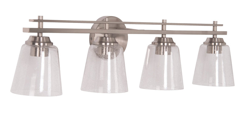 Drake 4 Light 31.5" Vanity in Brushed Polished Nickel