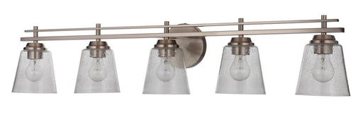 Drake 5 Light 42" Vanity in Brushed Polished Nickel