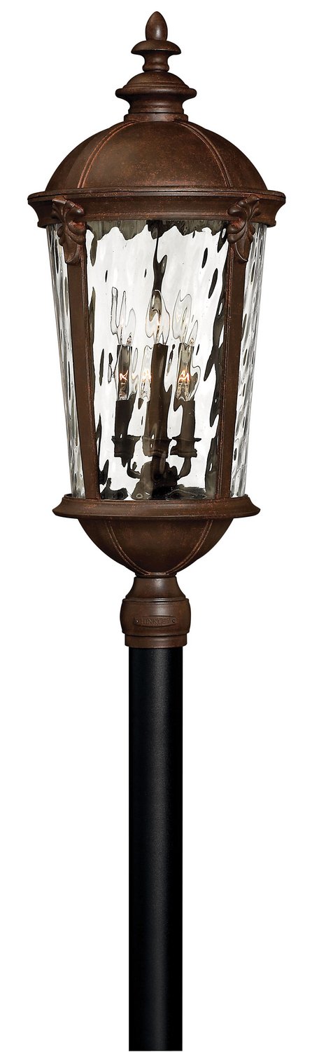 Windsor Grande Outdoor Post Light in River Rock
