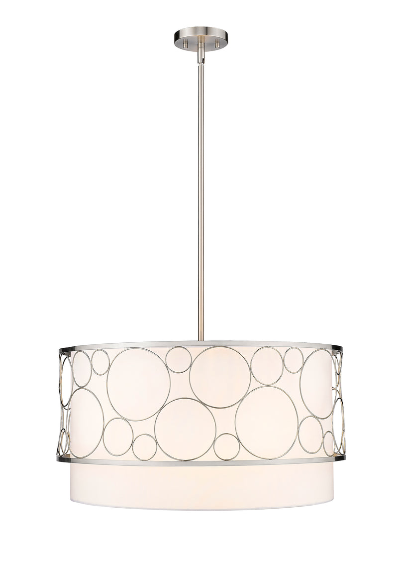 Kendall 4 Light 24" Pendant in Brushed Nickel