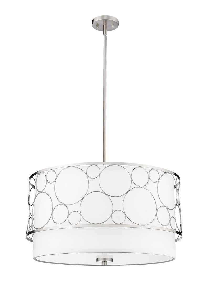 Kendall 4 Light 24" Pendant in Brushed Nickel