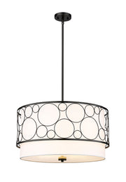 Kendall 4 Light 24" Pendant in Matte Black