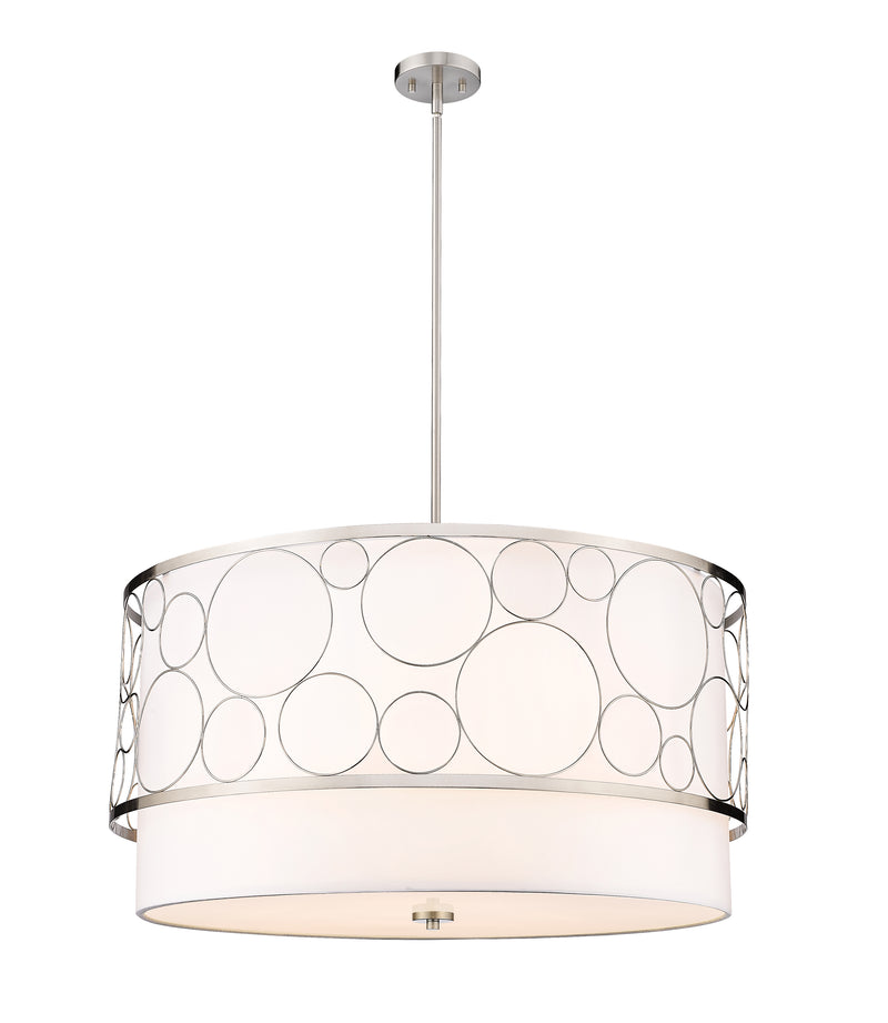 Kendall 5 Light 32" Pendant in Brushed Nickel