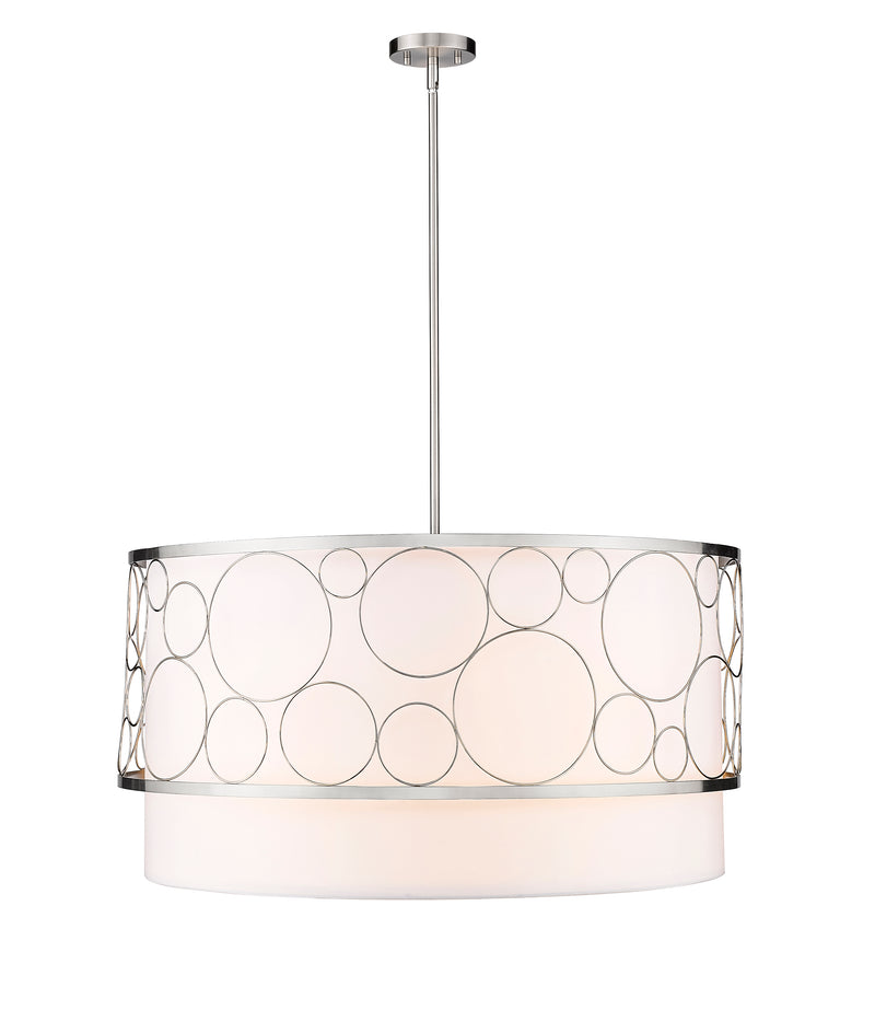 Kendall 5 Light 32" Pendant in Brushed Nickel