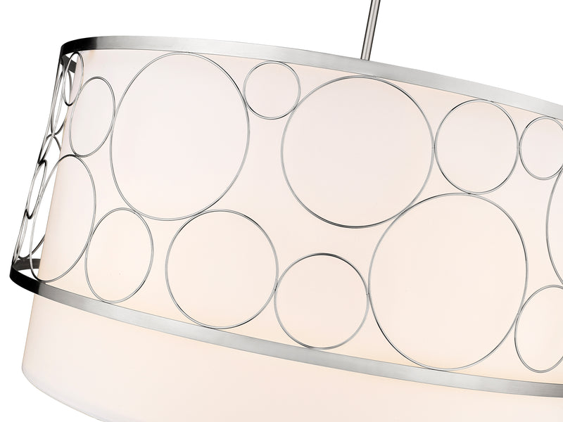 Kendall 5 Light 32" Pendant in Brushed Nickel