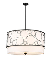 Kendall 5 Light 32" Pendant in Matte Black