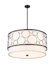 Kendall 5 Light 32" Pendant in Matte Black