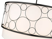 Kendall 5 Light 32" Pendant in Matte Black