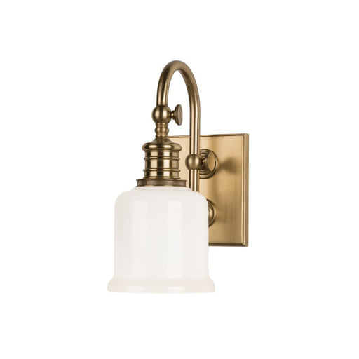 Keswick Bath Sconce in Aged Brass