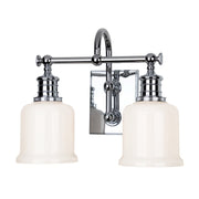 Keswick 2-Light Bath Vanity Light in Polished Chrome