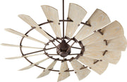 Windmill 72" 15-Blade Indoor/Outdoor Ceiling Fan in Oiled Bronze
