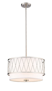 Dalton 3 Light 17" Pendant in Brushed Nickel